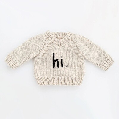hi. Crewneck Sweater