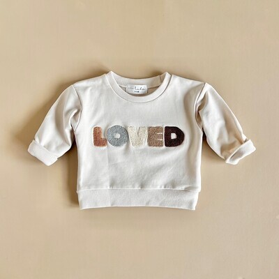 Sweatshirt - Fuzzy Love Letters