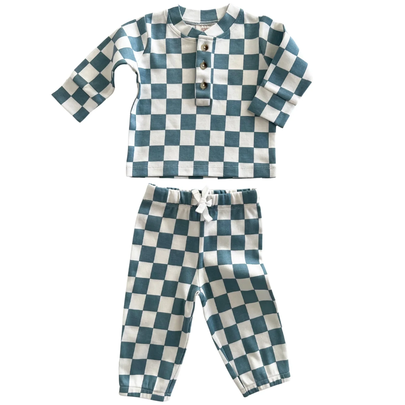 Organic Wells Top + Pant Set, Color: Blueberry Muffin, Size: 12-18M