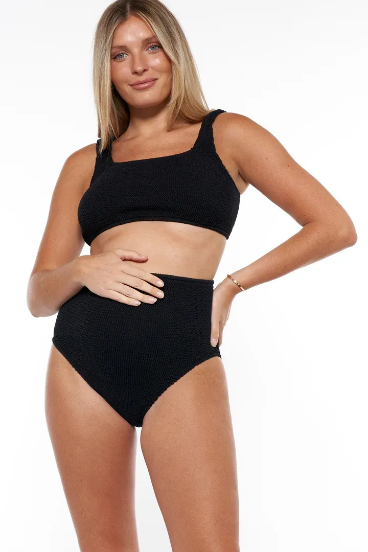 Paradiso Maternity Bikini, Color: Black, Size: M/L