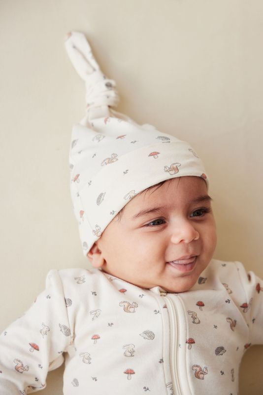 Cotton Knot Beanie