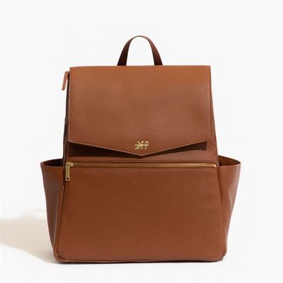 Classic Diaper Bag II : Cognac, Ebony &amp; Sage