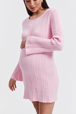 Textured Bell Sleeve Dress