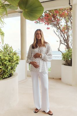 Garden Print Blouse