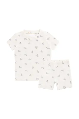 Organic Cotton Skye Short Sleeve Pyjama Set