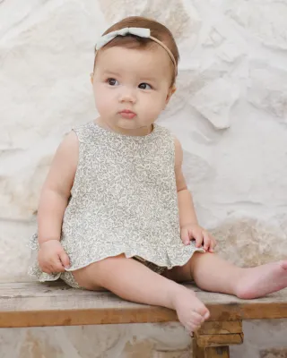 Ruffled Tulip Top + Bloomer Set