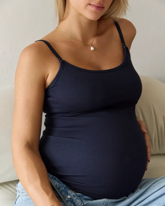 Soft Ribbed Nursing Tank