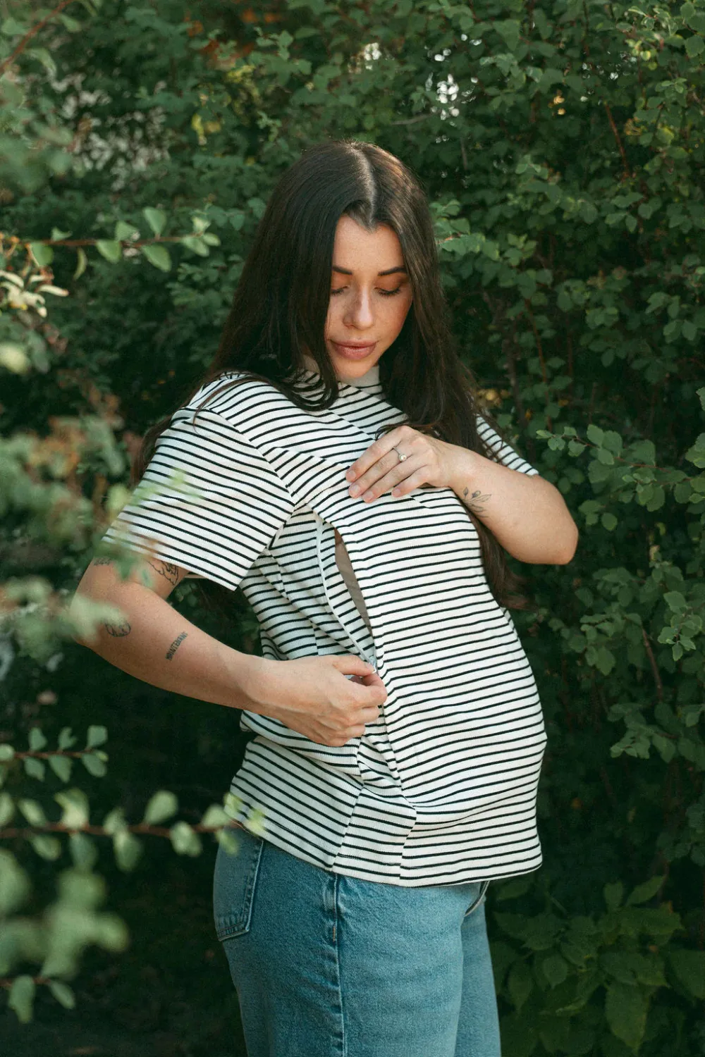 T-Shirt with Zips
