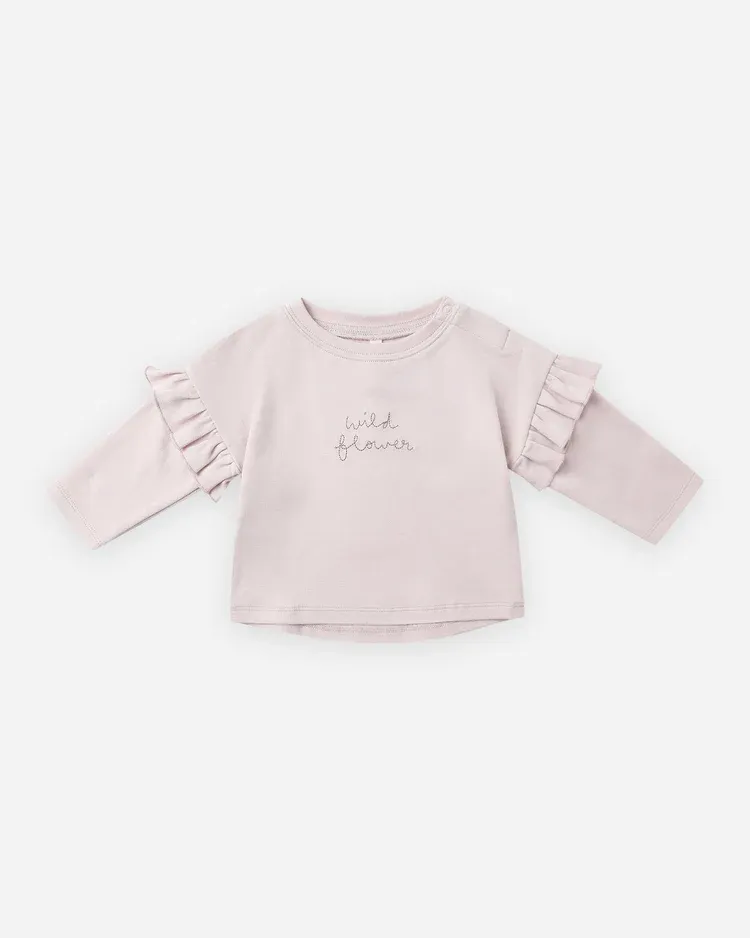 Ruffle Long Sleeve Tee
