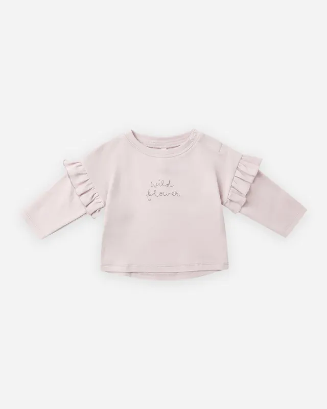 Ruffle Long Sleeve Tee