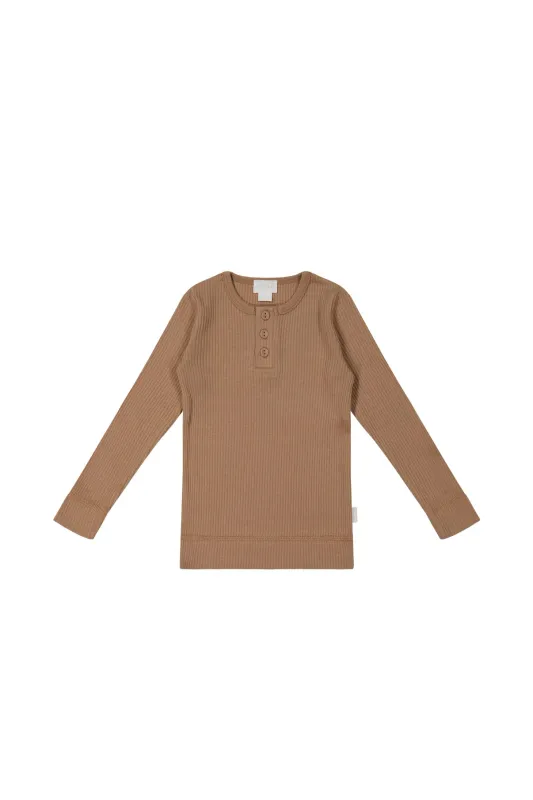 Modal Long Sleeve Henley