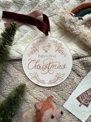 Baby&#39;s First Christmas Ornament