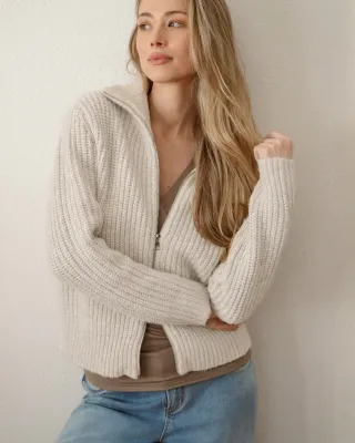 Layla Zip Through Knit