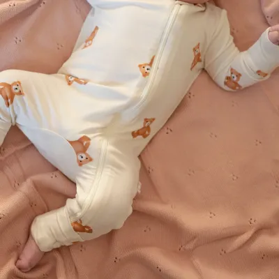 Pointelle Cotton Baby Blanket