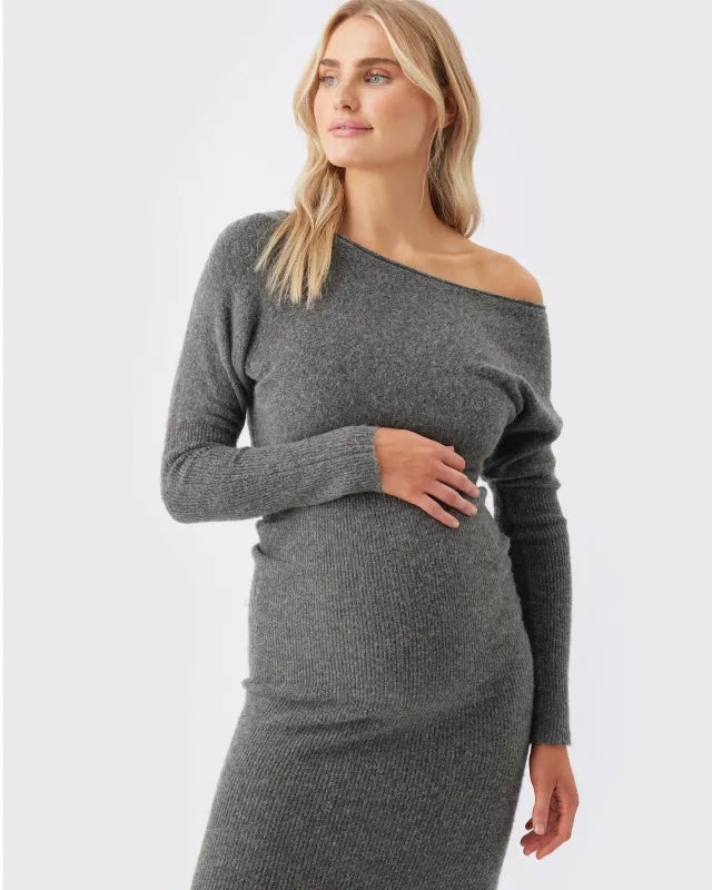 Tobie Off Shoulder Knit Dress