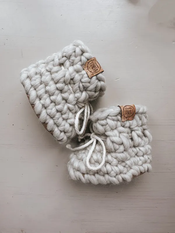 Booties - Cactus, Orchid &amp; Coconut (NB &amp; 0-6M)