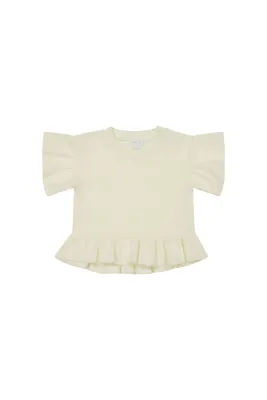Pima Cotton Courtney Ruffle Top