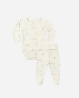 Side Snap Bodysuit + Pant Set