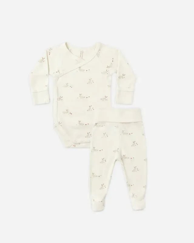 Side Snap Bodysuit + Pant Set