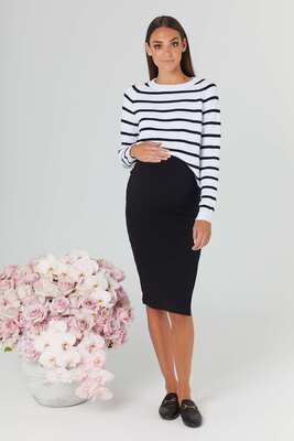 London Ribbed Skirt