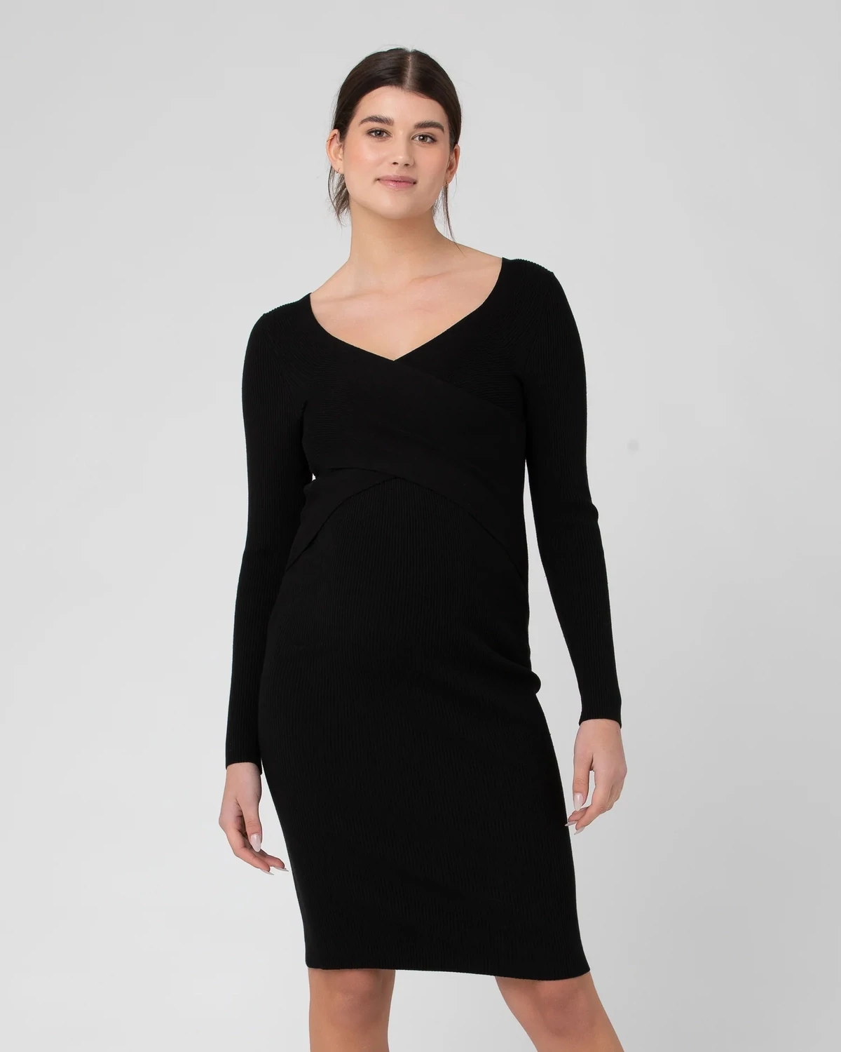 Sadie Rib Knit Nursing Dress