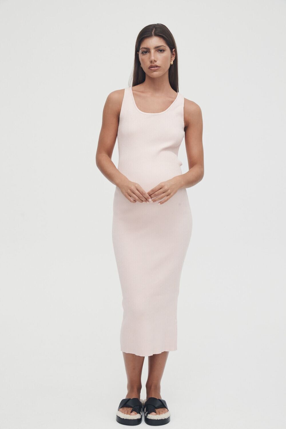 Coastline Knit Dress, Color: Peony, Size: 2
