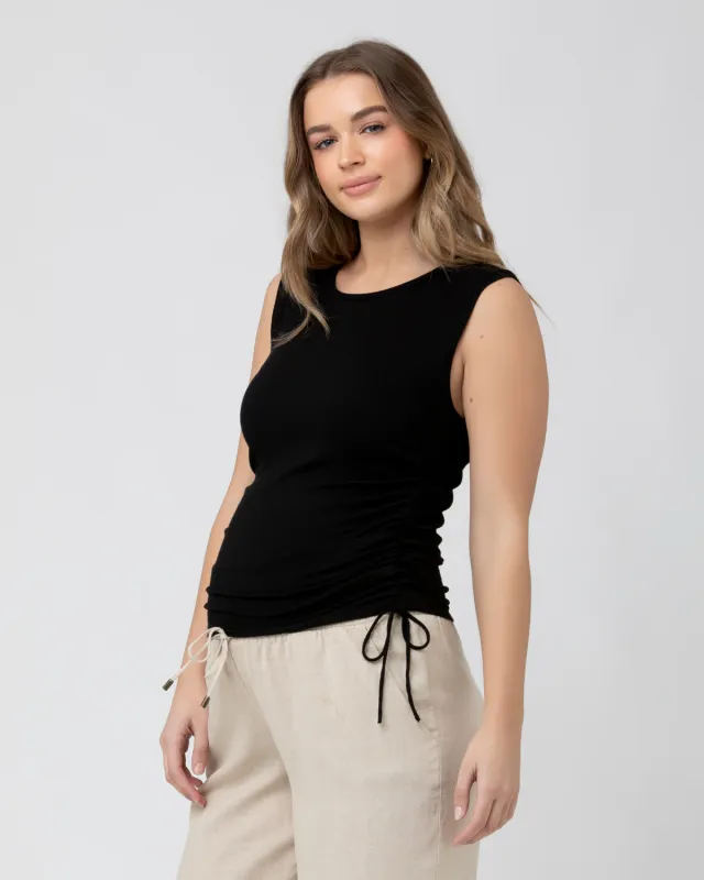 Jodie Ruched Rib Tank