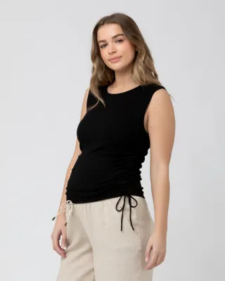 Jodie Ruched Rib Tank