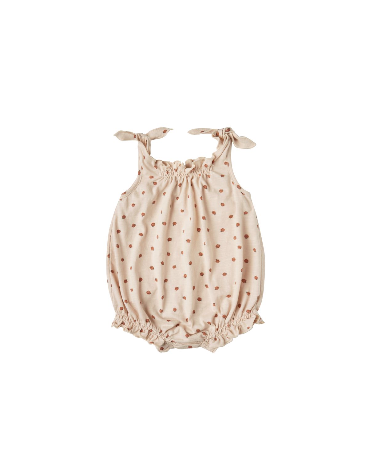 Printed Shoulder Tie Onesie