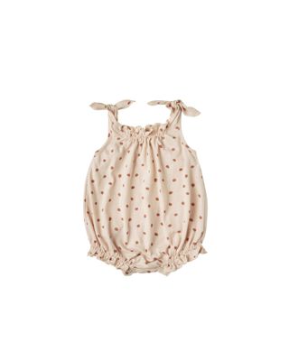 Printed Shoulder Tie Onesie