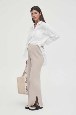 Knit Split Hem Pant
