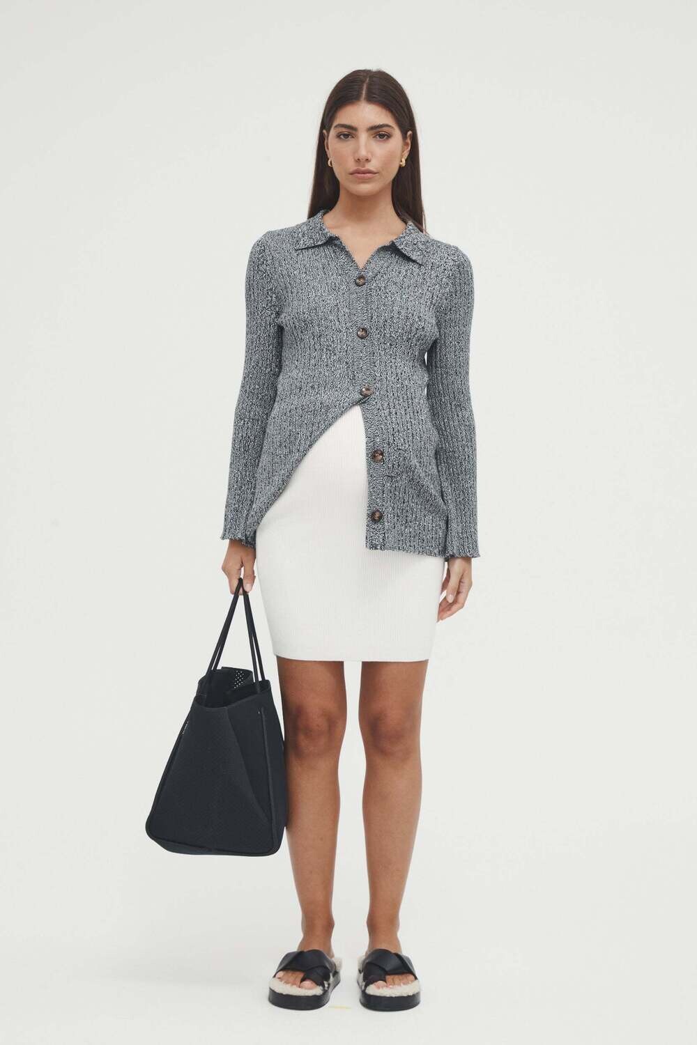 Rib Knit Polo Top