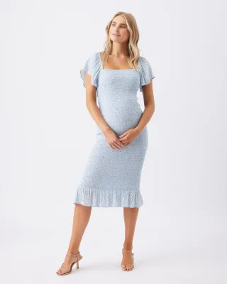 Selma Shirred Dress