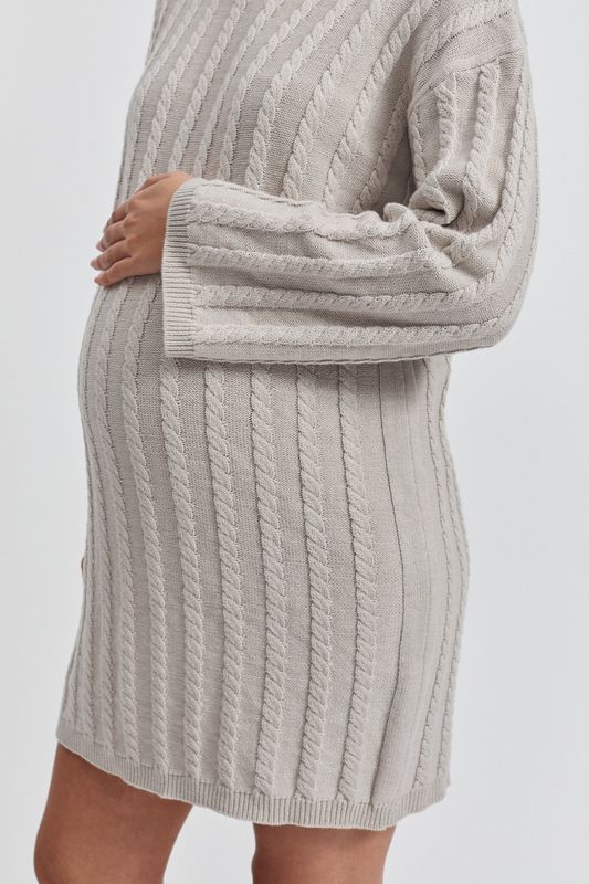 Cable Knit Sweater Dress