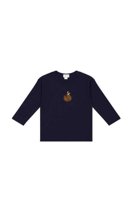 Pima Cotton Long Sleeve Top