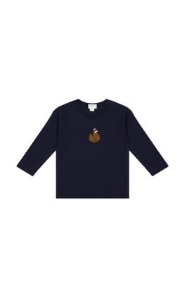 Pima Cotton Long Sleeve Top