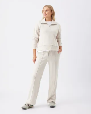 Terry Wide Leg Jogger