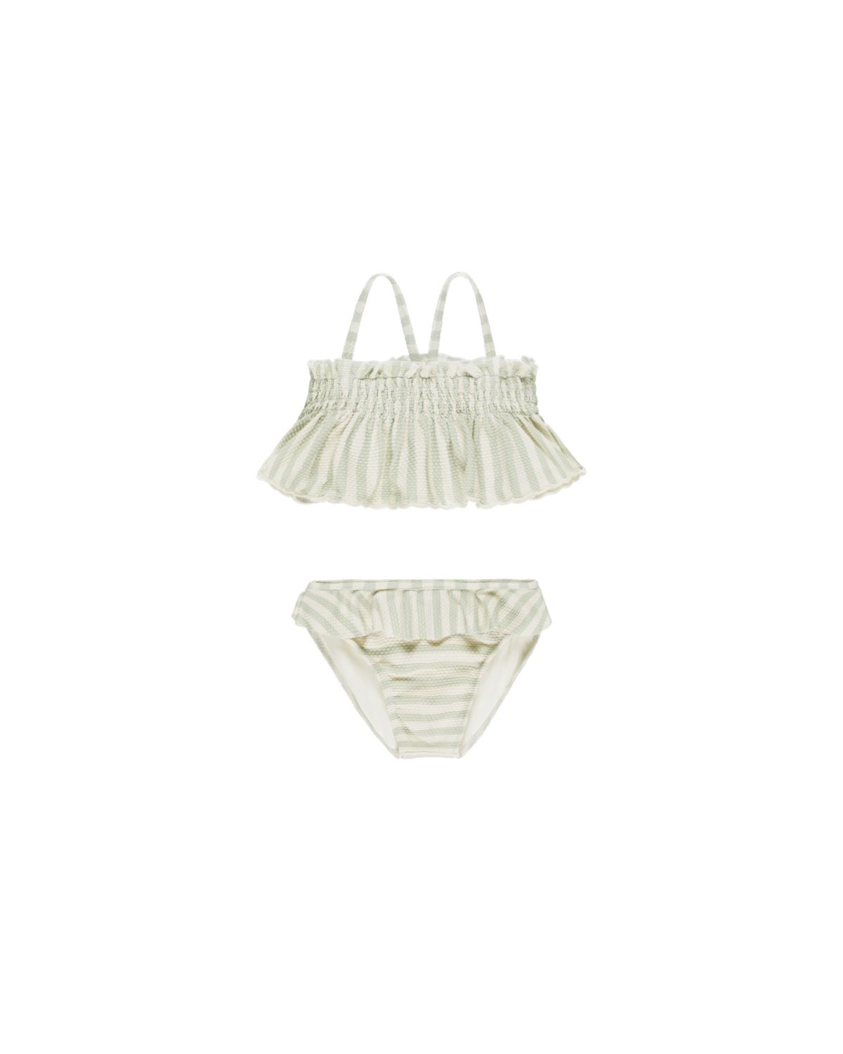 Smocked Ruffle Bikini