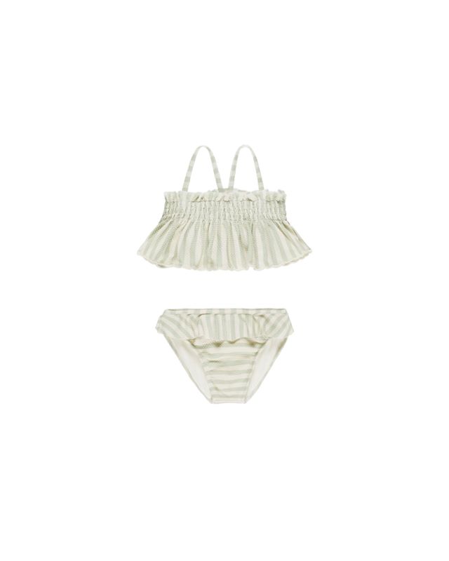 Smocked Ruffle Bikini