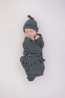 Ribbed Bamboo Stretch Swaddle
