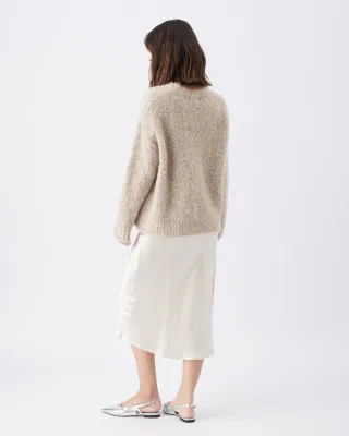 Crystal Satin Skirt