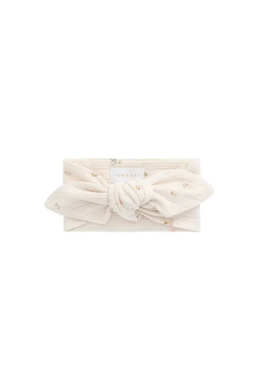 Pointelle Headband