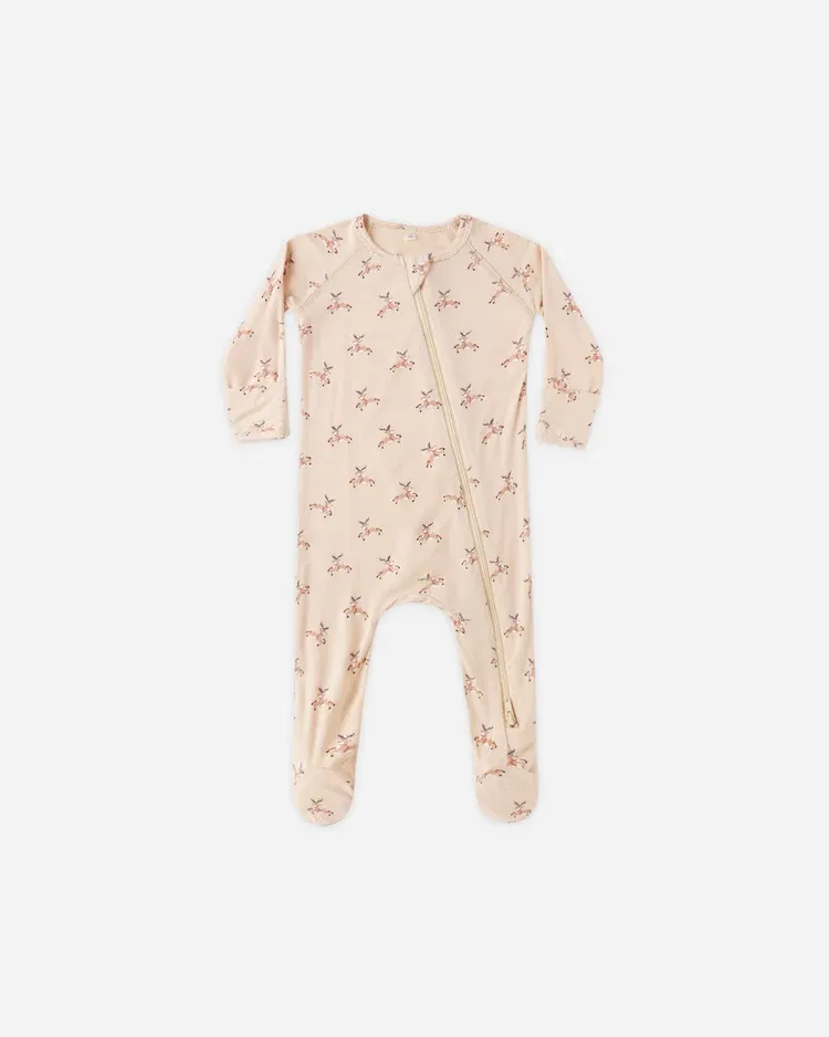 Bamboo Zip Footie