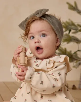 Velour Bow Headband