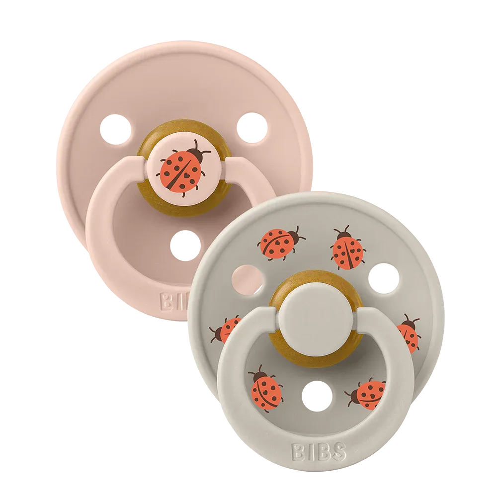 Bibs Pacifier (Round) - Ladybug