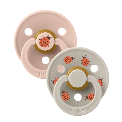 Bibs Pacifier (Round) - Ladybug