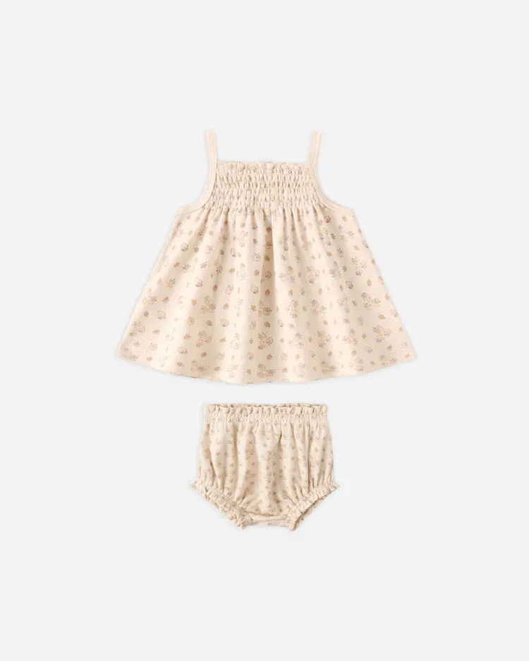 Smocked Tank + Bloomer Set