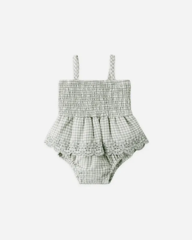 Smocked Skirted Romper