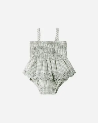 Smocked Skirted Romper