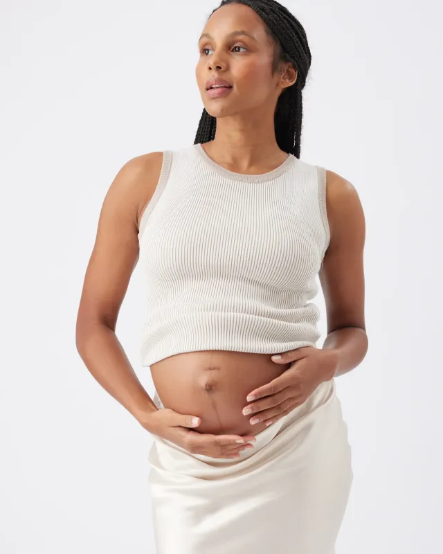 Zoe Rib Knit Nursing Tank